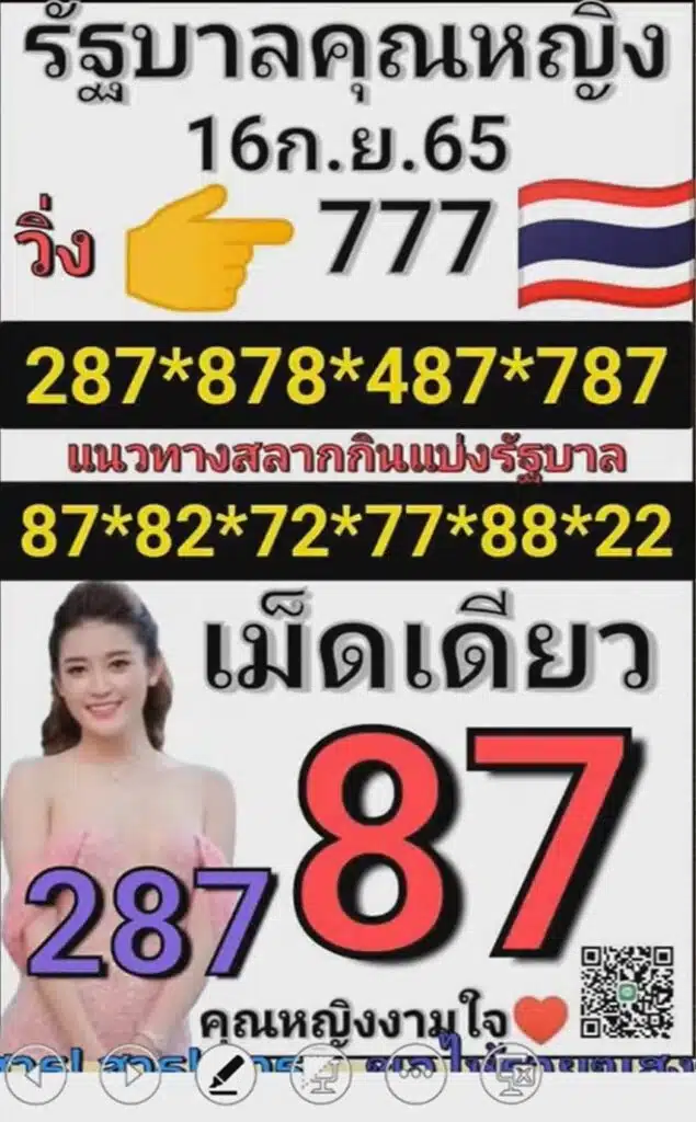 แทง หวย 16 9 65